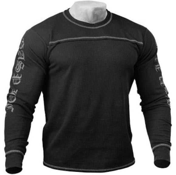 GASP Men's Thermal Longsleeves Black|Men Clothing|Mass For Life|