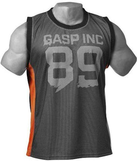 GASP NO1 MESH TANK Black|Discontinue|Mass For Life|
