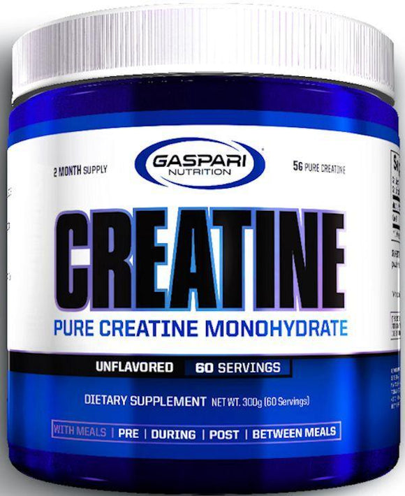 Gaspari Nutrition Creatine Unflavored 300 gms 60 servings|Creatine|Mass For Life|