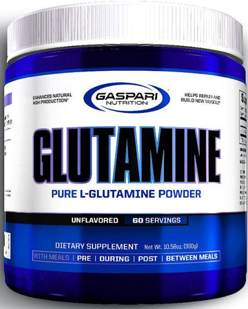 Gaspari Nutrition Glutamine 300gms 60 servings|Glutamine|Mass For Life|