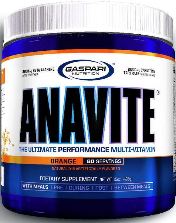 Gaspari Nutrition Anavite Powder 60 servings|Multi Vitamin|Mass For Life|