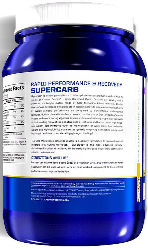 Gaspari Nutrition GlycoFuse 60 servings|Pre-Workout|Mass For Life|
