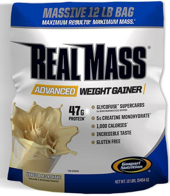 Gaspari Nutrition Real Mass 12lbs|Protein|Mass For Life|