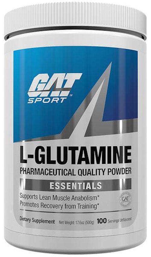 GAT Sport L-Glutamine 100 servings|Glutamine|Mass For Life|