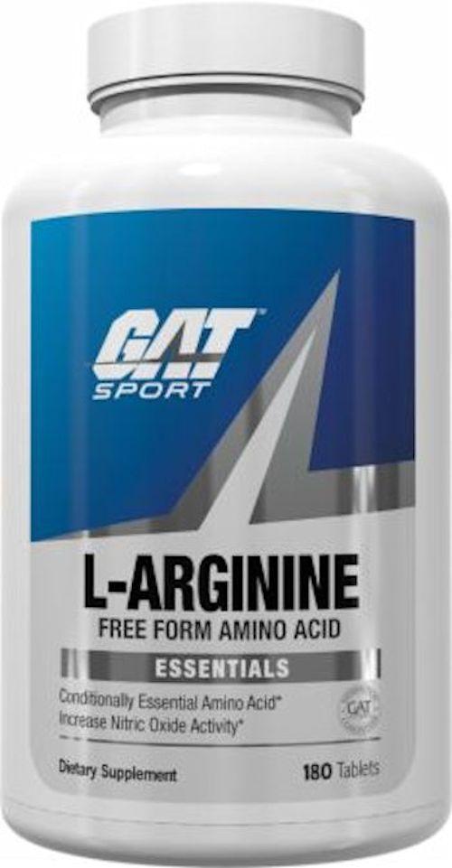 GAT Sport L-Arginine 180 Tabs|Muscle Pumps|Mass For Life|