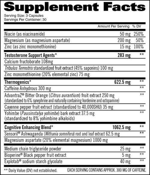 GAT Sport JetFuel T-300 90 caps|Test Booster|Mass For Life|