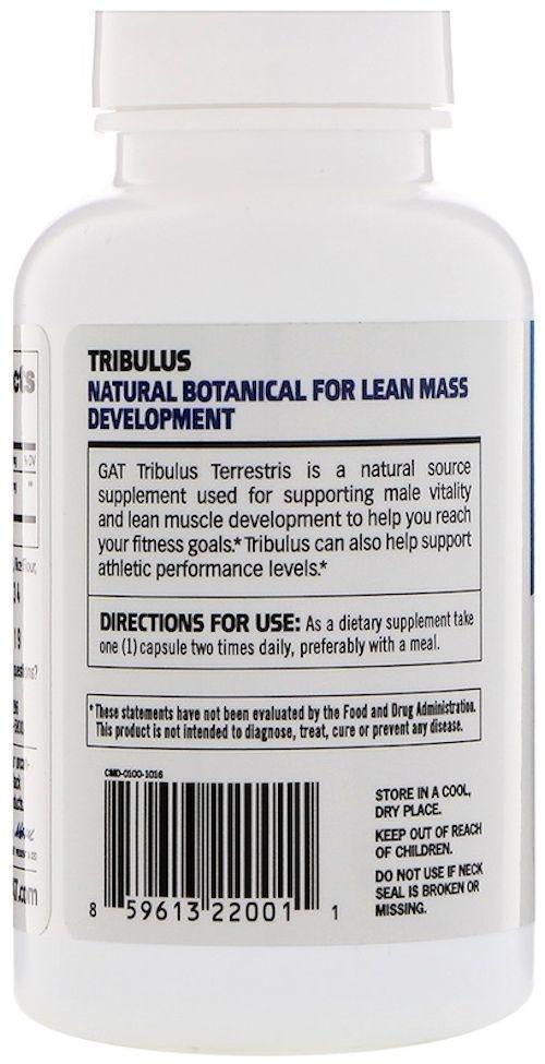 GAT Sport Tribulus Men's Performance Enhancer|Test Booster|Mass For Life|