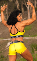 GenXlabs Sports Short with FREE Zipped Front Sports Bra|Women' Clothing|Mass For Life|