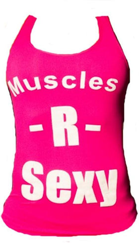GenXlabs Muscles-R-Sexy Stretch Tank Top|Women's Clothing|Mass For Life|