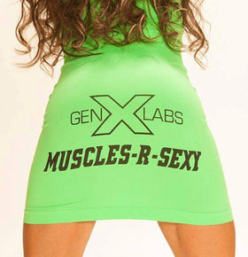 GenXLabs Muscles-R-Sexy Tube Dress|Women's Clothing|Mass For Life|