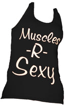 GenXLabs Muscle-R-Sexy Women Cotton T-Back Tank|Women's Clothing|Mass For Life|