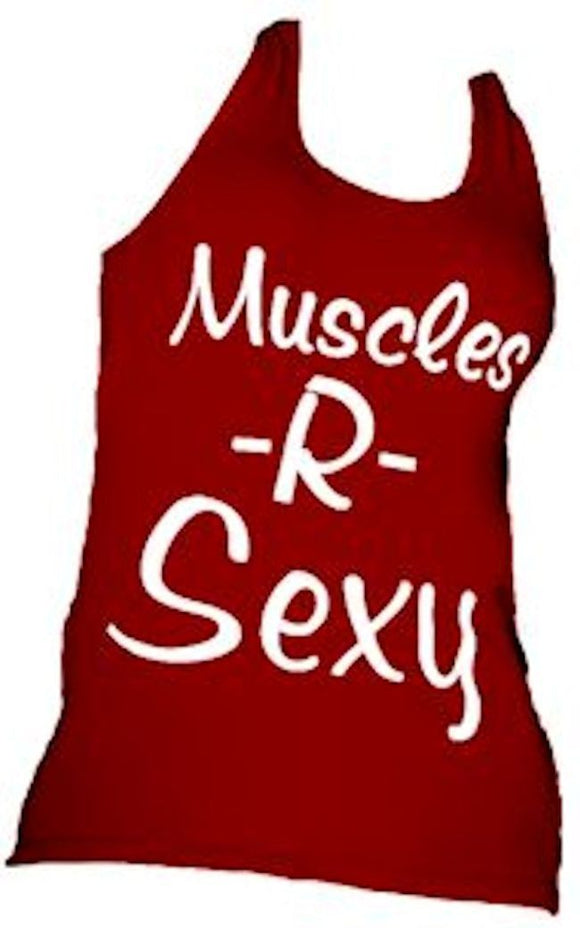 GenXLabs Muscle-R-Sexy Women Cotton T-Back Tank|Women's Clothing|Mass For Life|
