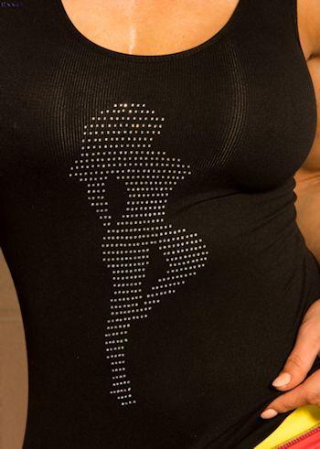 GenXLabs Muscles-R-Sexy Women's Tank Top Rhinestones|Women's Clothing|Mass For Life|