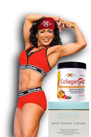 GenXlabs Women Training Set with FREE Collagenfit, Beanie, and Skin Renew Cream|Women's Clothing|Mass For Life|