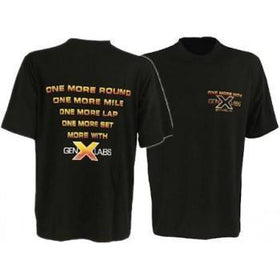 GenXLabs T-Shirt One More Set|Workout Clothing|Mass For Life|