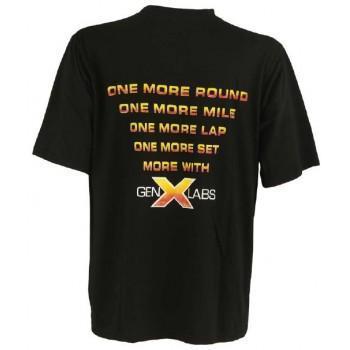 GenXLabs T-Shirt One More Set|Workout Clothing|Mass For Life|