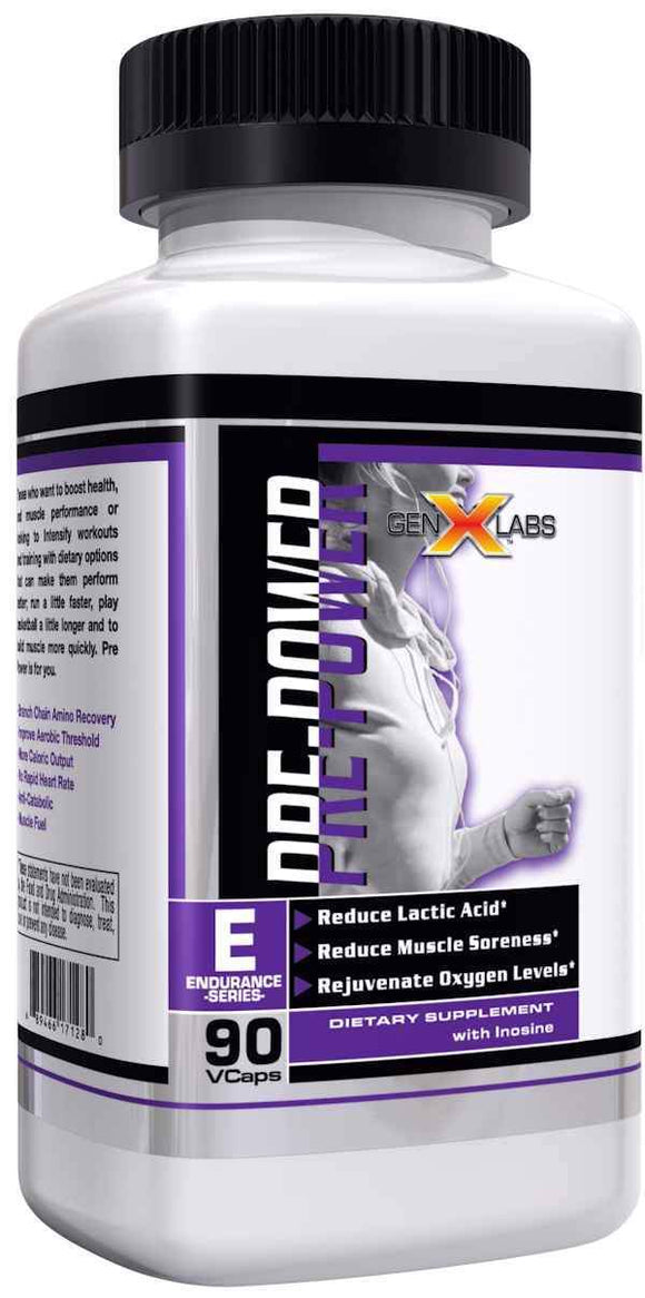 GenXLabs Pre-Power Pre-Workout Capsules|Citrulline|Mass For Life|