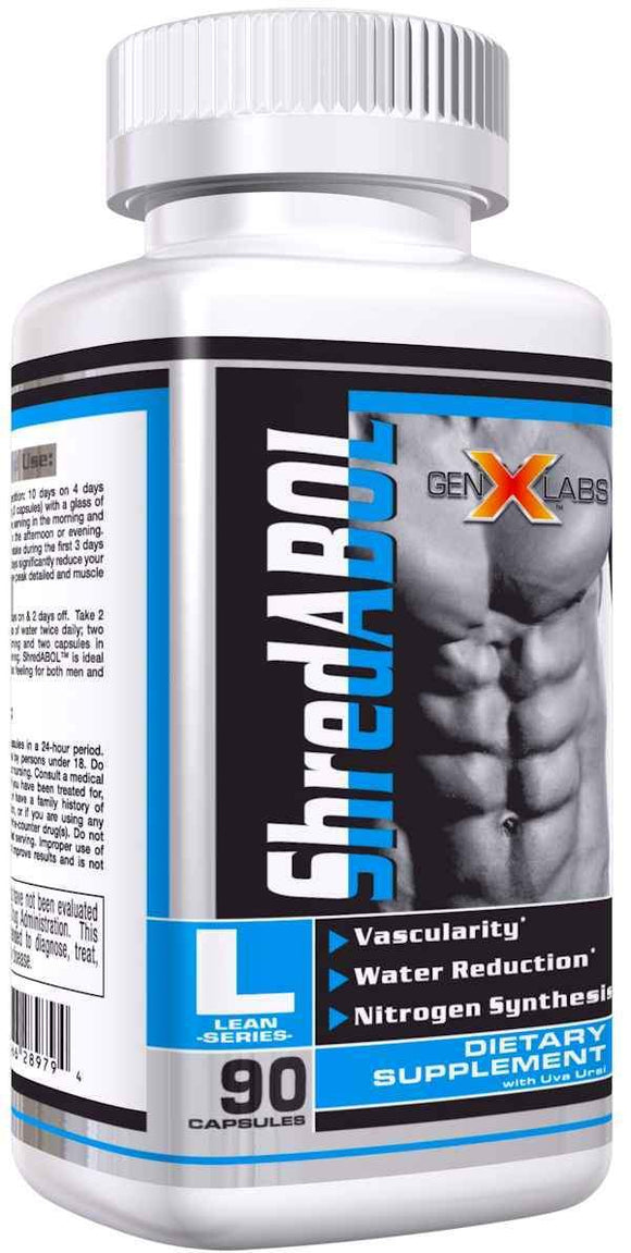 GenXLabs ShredABOL w/Glutamine Lean Muscle|Diuretics|Mass For Life|