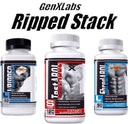 GenXLabs Ripped Stack V-Ripped, ShredABOL,Test ABOL|Muscle Growth|Mass For Life|
