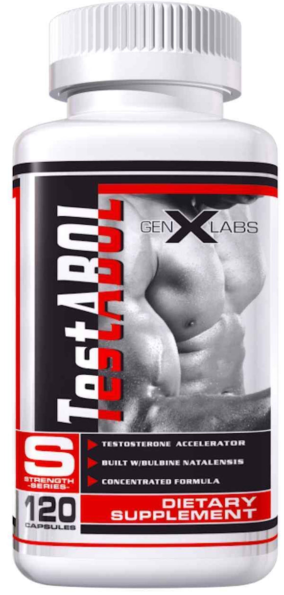 GenXLabs Test ABOL 120 caps Muscle Growth|Test Booster|Mass For Life|