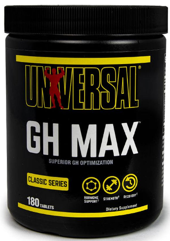 Universal Nutrition GH-Max 180 Tabs|Muscle Growth|Mass For Life|