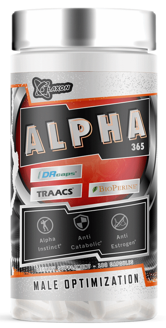 Glaxon Alpha365|Test Booster|Mass For Life|