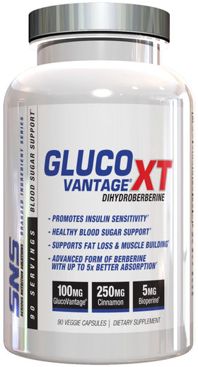 SNS Serious Nutrition Solutions GlucoVantage XT|Sugar Control|Mass For Life|