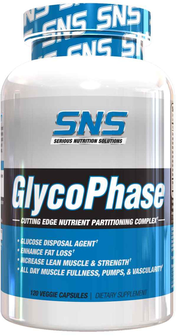 SNS Serious Nutrition Solutions GlycoPhase|Sugar Control|Mass For Life|