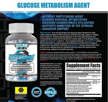 GEC Glycoshred|Sugar Control|Mass For Life|