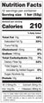 Quest Gooey Caramel protein bar label