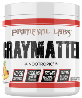 Primeval Labs Gray Matter|Pre Workout|Mass For Life|