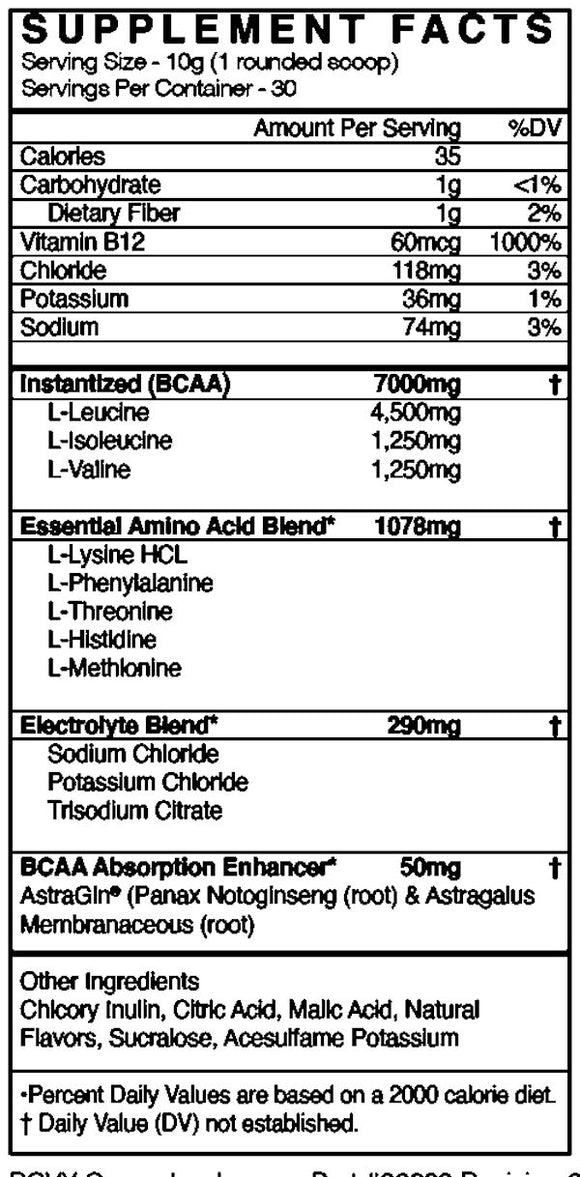 BlackMarket Labs Recovery 30 servings|BCAA|Mass For Life|