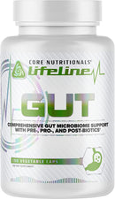 Core Nutritionals Gut GI Health 150 Veg-Capsules|Digestion|Mass For Life|