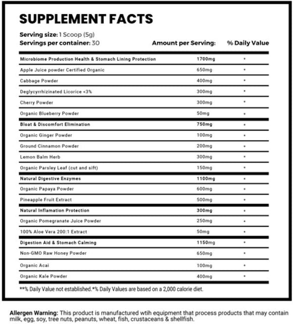 Nutritox Guy Joy 30 servings|Digestion|Mass For Life|