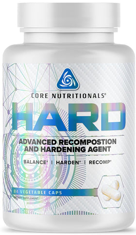 Core Nutritionals Hard Advanced Hardening Agent|Test Booster|Mass For Life|