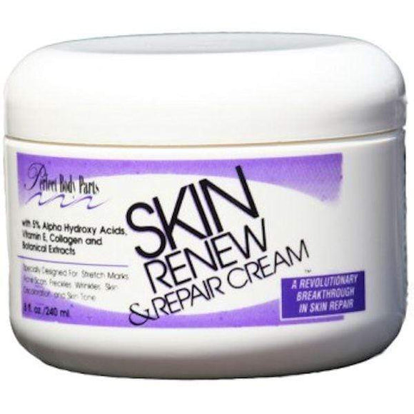 Perfect Body Parts Skin Renew and Repair Cream 8oz Alpha Hydroxy Acids|Alpha Hydroxy Acid|Mass For Life|