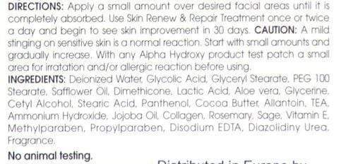 Health & Beauty Alpha Hydroxy Acid Perfect Body Parts Skin Renew and Repair Cream fact