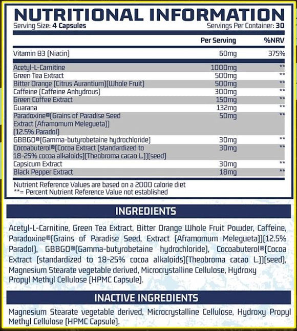 Chemical Warfare Heat Seeker|Fat Burner|Mass For Life|
