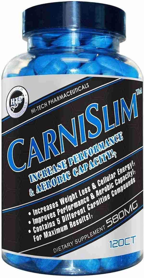Hi-Tech Pharmaceuticals CarniSlim 120 ct|Fat Burner|Mass For Life|