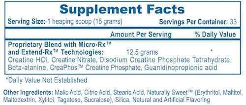 Hi-Tech Pharmaceuticals Phosphagen 33 servings|Creatine|Mass For Life|
