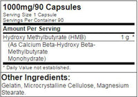 Optimum Nutrition Amino Acids HMB 1000 Optimum 90 Caps