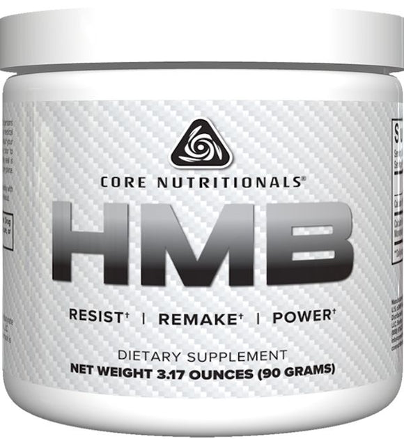 Core Nutritionals HMB Powder 90 servings|Recovery|Mass For Life|