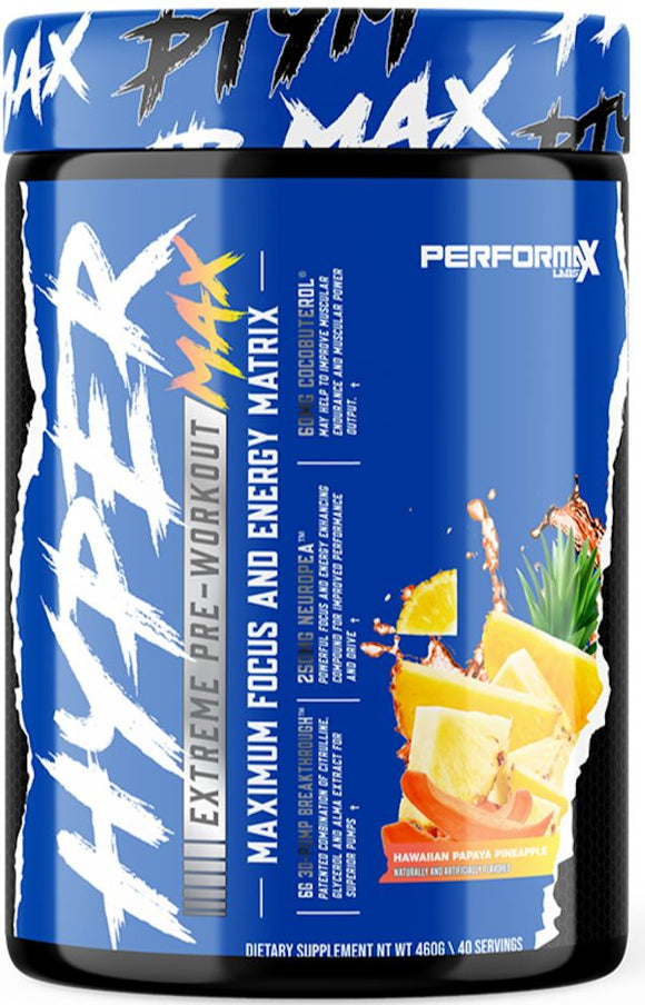Performax Labs Hypermax Extreme 40 Servings|Pre-Workout|Mass For Life|