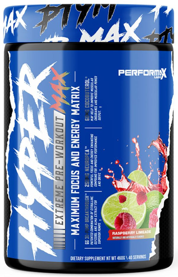 Performax Labs Hypermax Extreme 40 Servings|Pre-Workout|Mass For Life|
