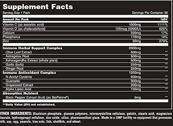 Universal Immune Pak|Immune Health|Mass For Life|