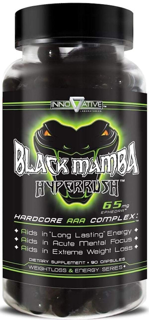 Innovative Labs Black Mamba 90 caps|Fat Burner|Mass For Life|