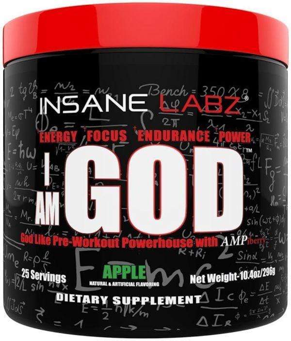 Insane Labz I Am God High Stimulant Pre-workout 