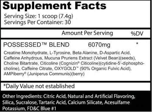 Insane Labz Possessed Muscle Builder|Creatine|Mass For Life|