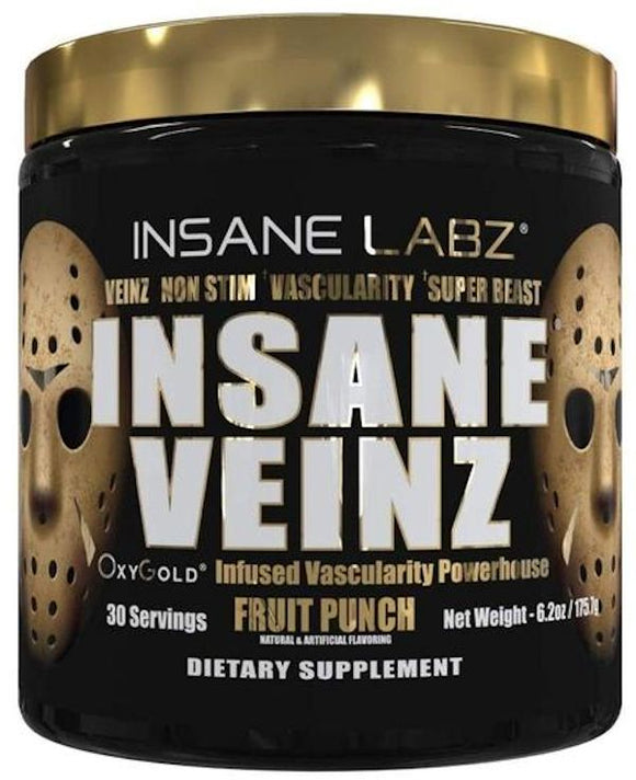 Insane Labz Insane Veinz GOLD 30 servings|Hydromax|Mass For Life|