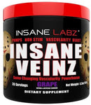 Insane Labz Insane Veinz Pre Workout Non-Stim|Muscle Pumps|Mass For Life|